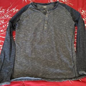 DKNY Long sleeve blue-gray shirt